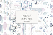 Rainy Day Seamless Paper Pattern, a Pattern Graphic by GlamArtZhanna (Thumbnail 1 of 4)