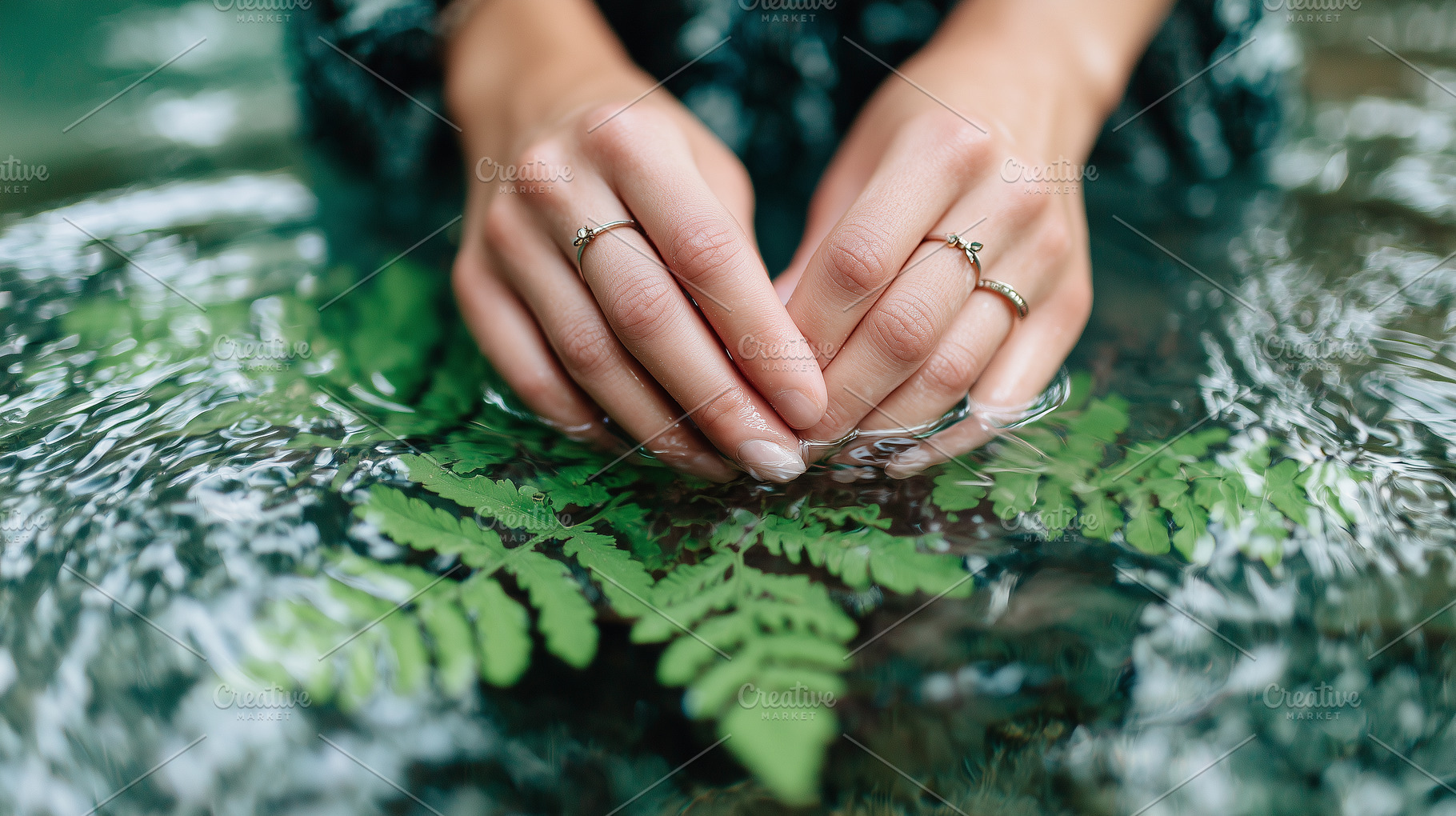Female hands with minimalistic rings, a Beauty & Fashion Photo by MistyDay