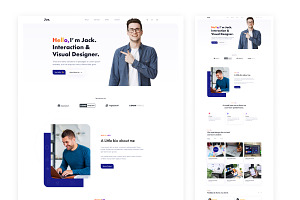 2 In 1 Portfolio Website Design