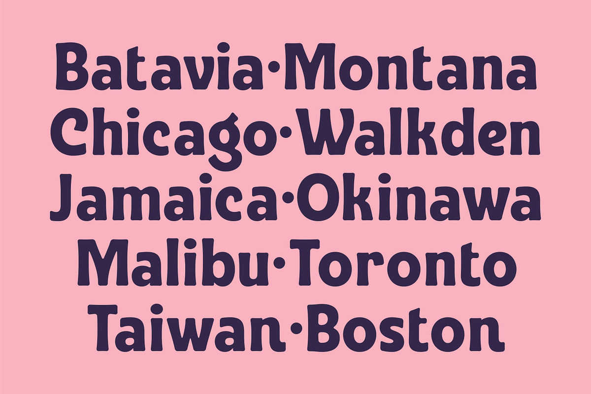 Ougkeh Typeface, a Sans Serif Font by Glowtype (Photo 7 of 11)