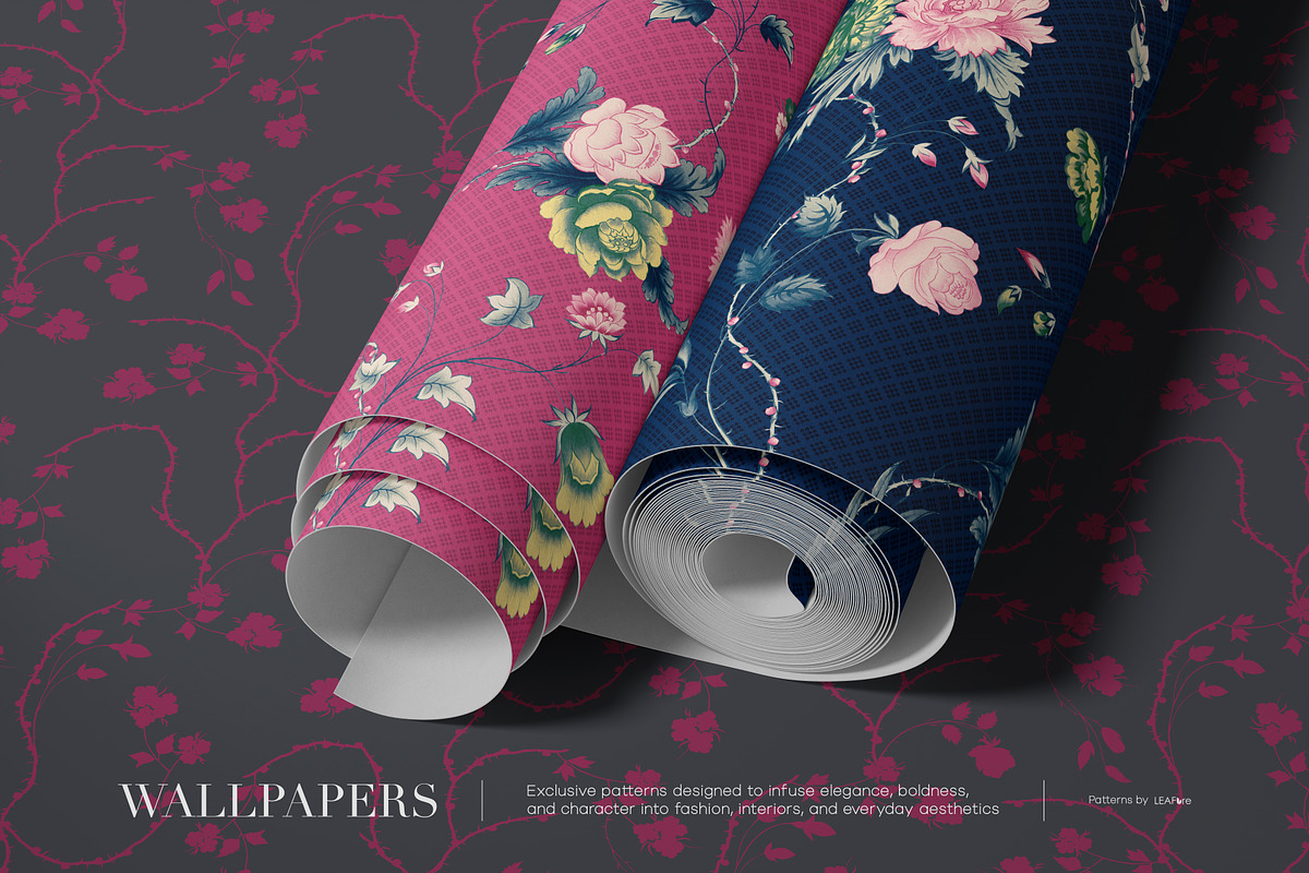 Rosabelle Prints Collection & Motifs, a Pattern Graphic by LEAFure (Photo 10 of 10)