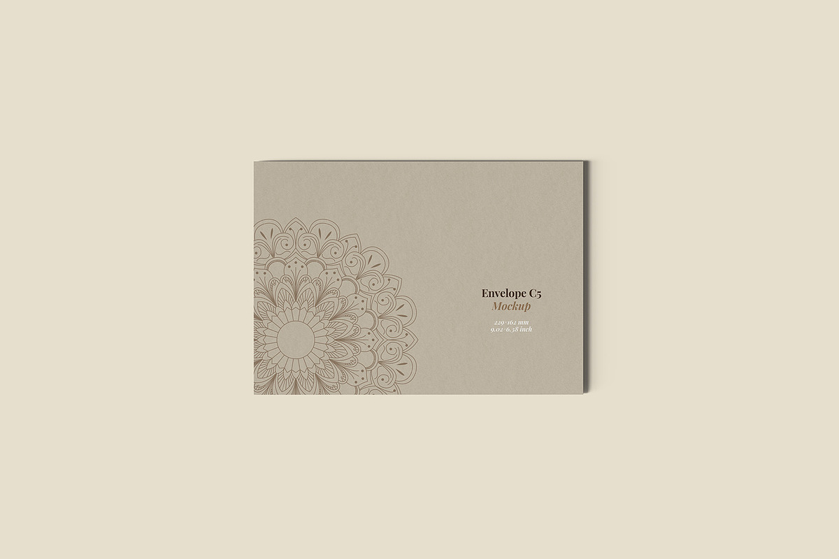 Envelope C5 Mockup - 12 Views, a Packaging Mockup by Illusiongraphic (Photo 10 of 26)