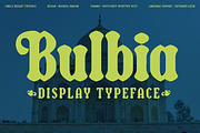 Bulbia, a Serif Font by Typogama (Thumbnail 1 of 14)