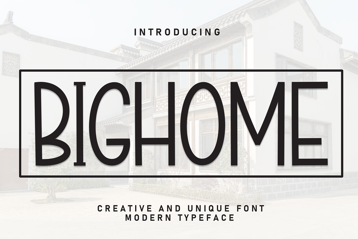 Bighome | Script Font, a Script Font by Scratchones (Photo 1 of 8)