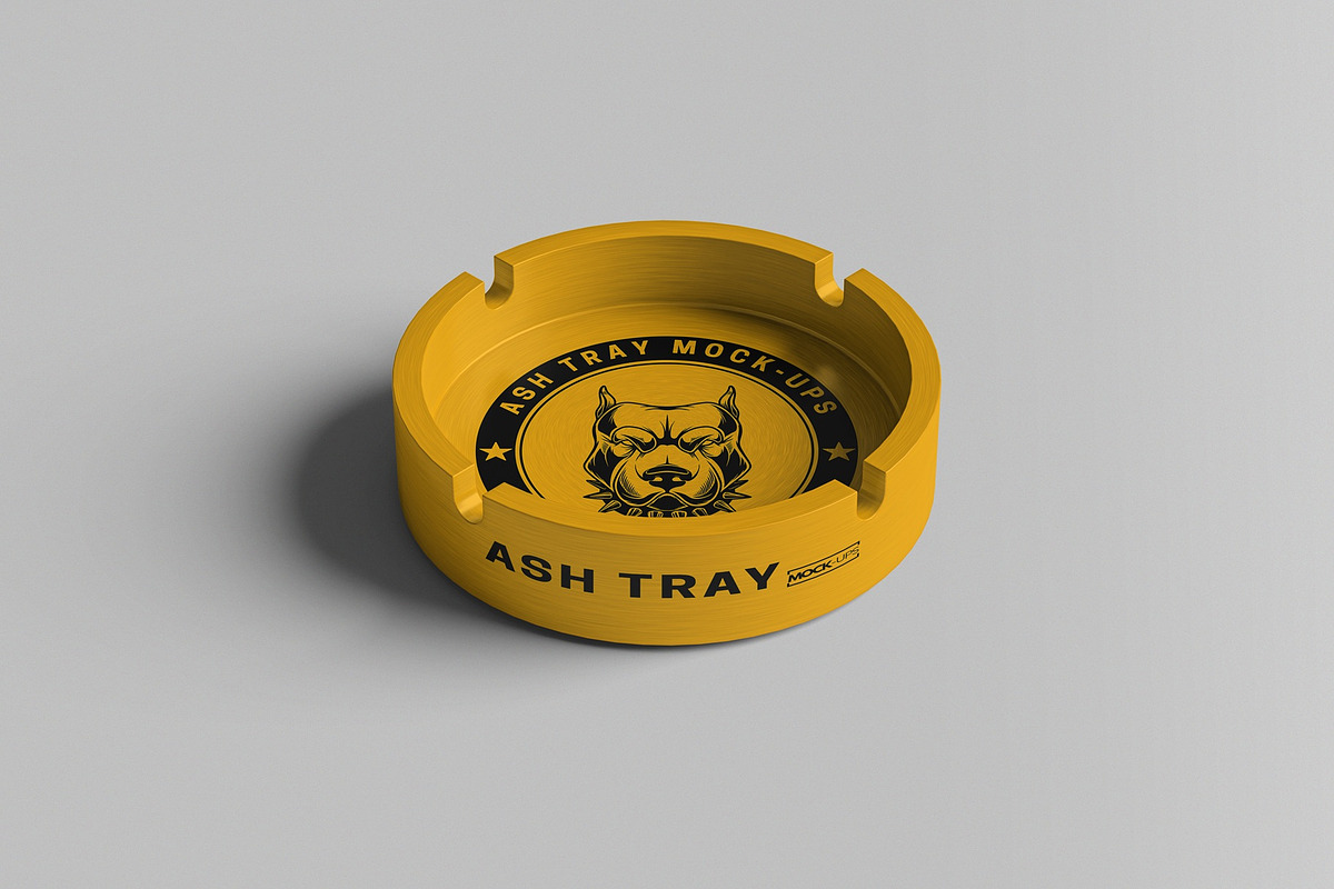 Ash Tray Mockup, a Household Mockup by hokagata (Photo 2 of 5)
