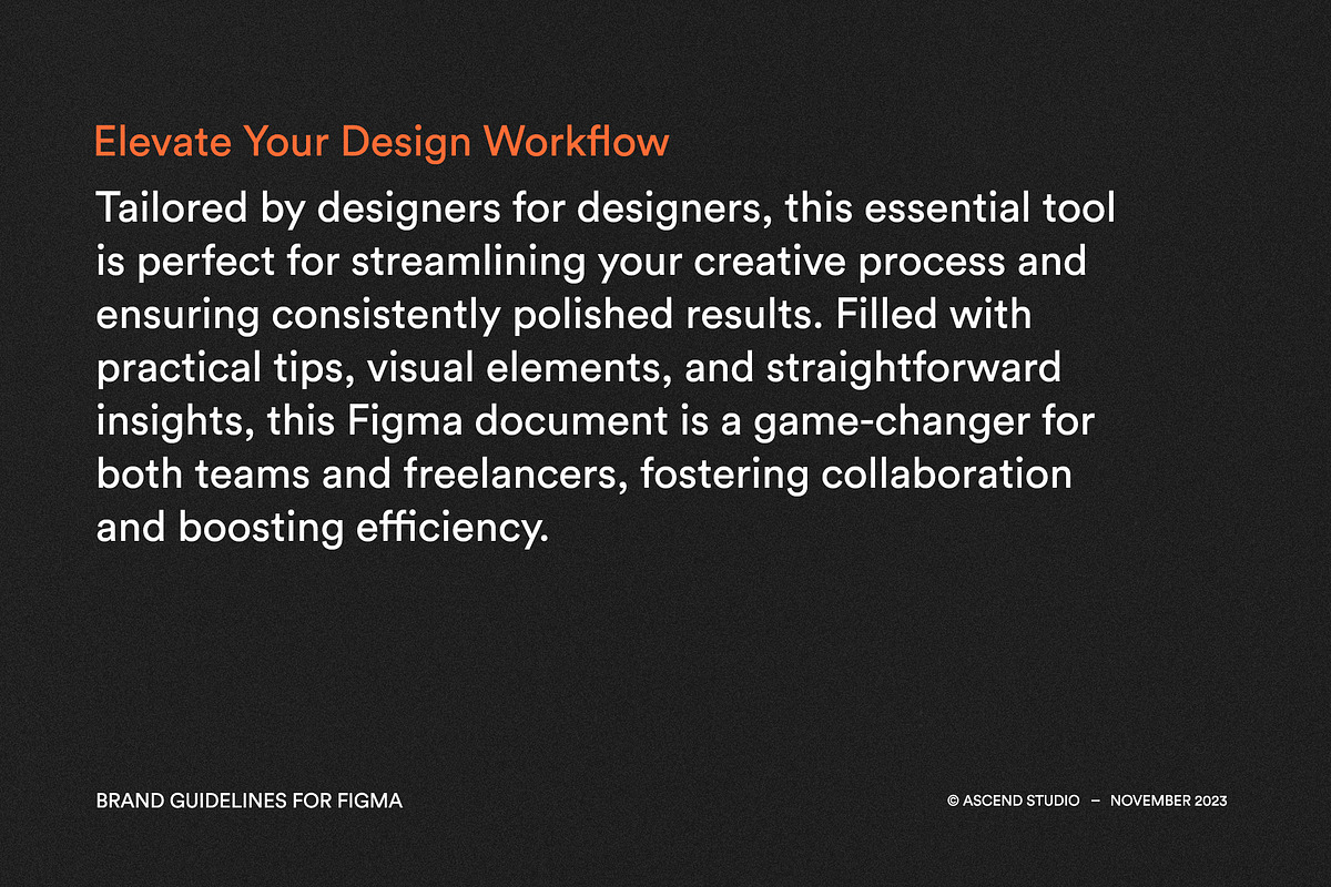 Figma Brand Guidelines Template, a Branding & Logo Template by Ascend Studio (Photo 3 of 9)