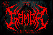 GAMOR – Black Metal Font, a Blackletter Font by Fonday Studio (Thumbnail 1 of 8)