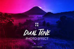 Dualtone Photo Effect Psd