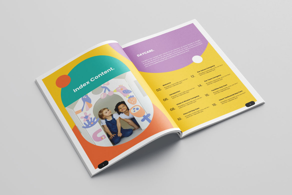 Day Care Brochure Vol.10, a Brochure Template by Bewalrus Studio (Photo 4 of 11)