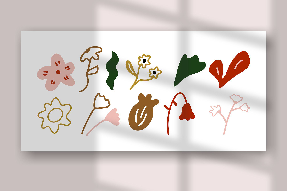 52+ Unique Botanical Flower Set, a Decorative Illustration by The Journey Atelier (Photo 8 of 10)