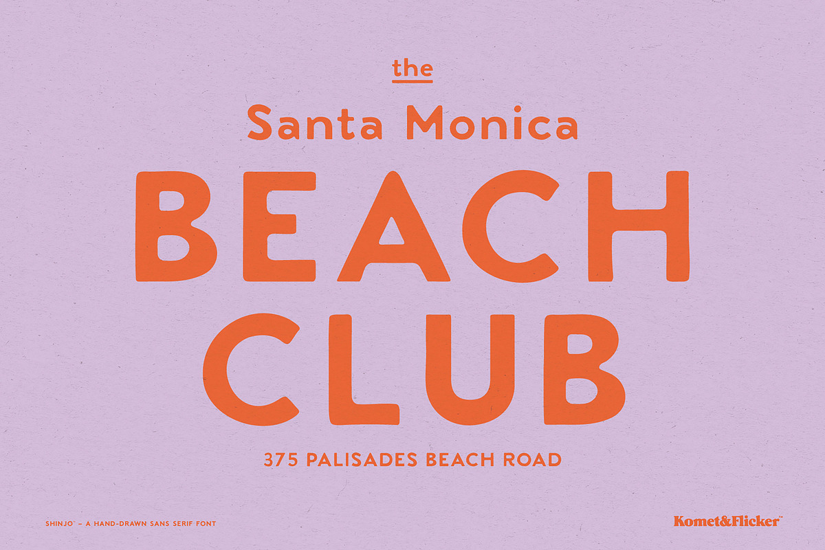 Shinjo - A Handmade Sans Serif, a Sans Serif Font by Komet & Flicker (Photo 10 of 15)