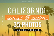 Sunset & Palm Trees Photo Bundle, a Nature Photo by Template Monkey @dscience (Thumbnail 1 of 12)