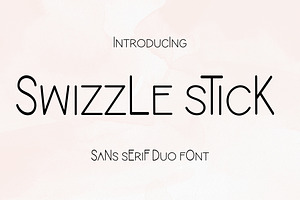 Swizzle Stick - Handwritten Font