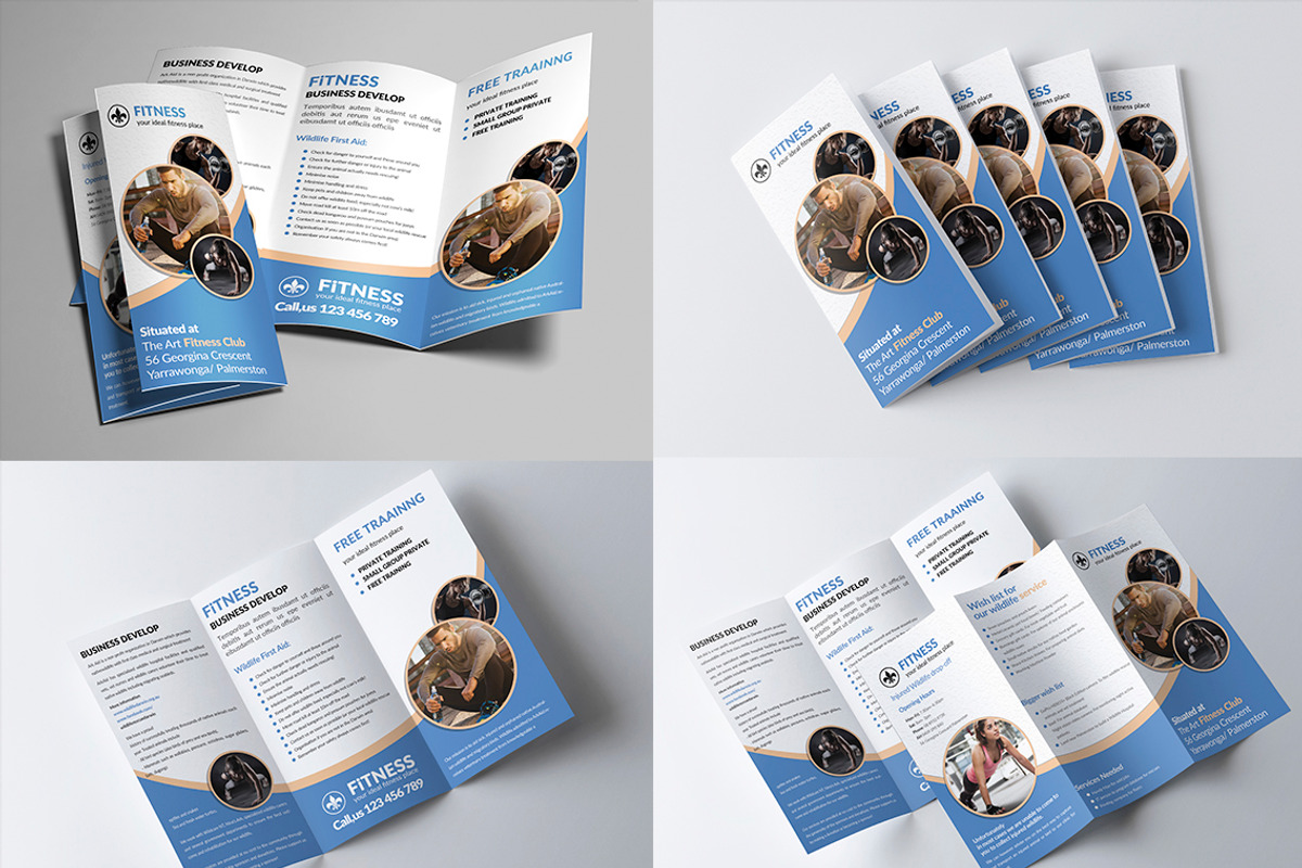30-Trifold Brochure Bundle, a Brochure Template by AfzaalGraphics (Photo 5 of 31)
