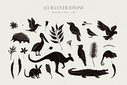 Southern Silhouettes Collection, an Animal Illustration by rouxsupplyco (Thumbnail 5 of 17)
