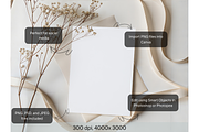 Wedding Card Mockup with Flowers, a Product Mockup by MockupWizard (Thumbnail 2 of 5)