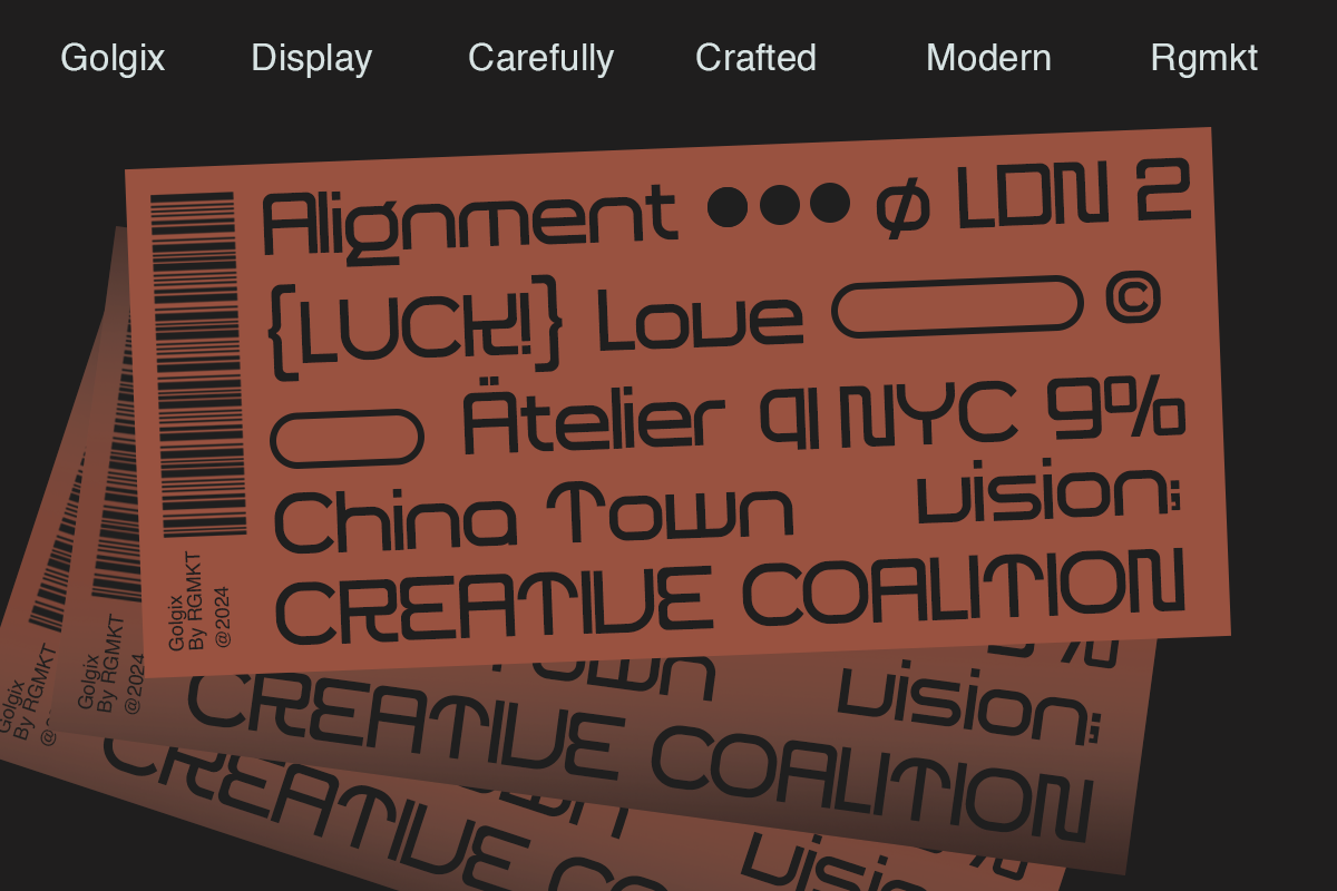 Golgix - Modern Corporate Font, a Sans Serif Font by RagamKata (Photo 10 of 12)