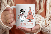 Pink Christmas PNG Sublimation, an Illustration by Libby Wishes (Thumbnail 4 of 5)
