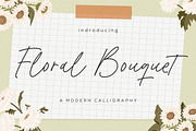 Floral Bouquet Font, a Script Font by Balpirick Studio (Thumbnail 1 of 6)
