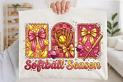 Softball Bow Png, Game Day Softball, an Illustration by designcity5 (Thumbnail 4 of 4)