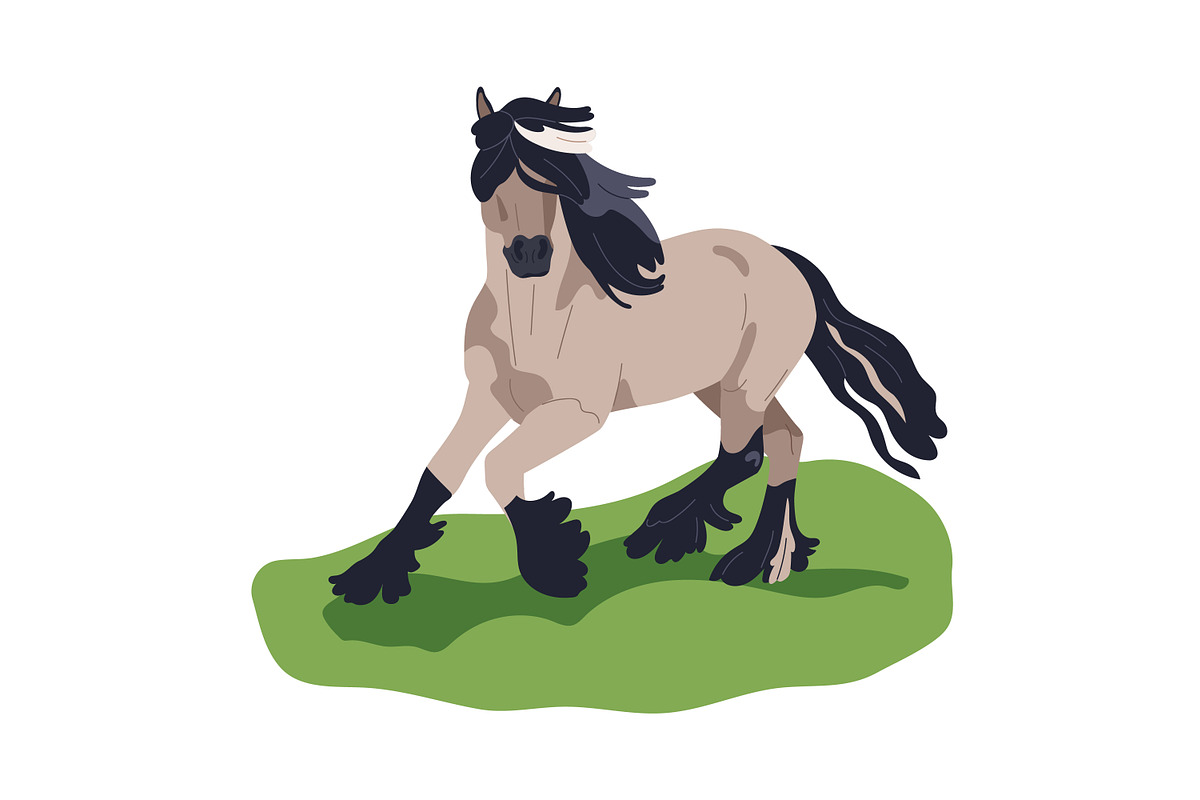 Horses, equine animals running set, an Animal Illustration by Good Studio (Photo 5 of 13)