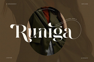 Runiga – Elegant Stylish Serif