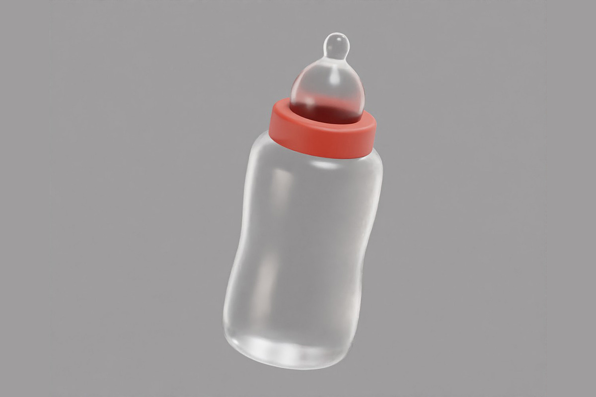 Pacifier bottle, an Object 3D Model by fahad121 (Photo 3 of 8)