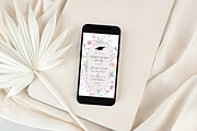 Floral Graduation Evite, an Invitation Template by Digital_Mind (Thumbnail 3 of 3)