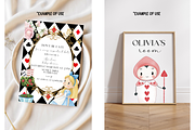 Pastel Cute Alice In Wonderland, an Illustration by TatiMockup (Thumbnail 5 of 5)