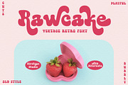 Rawcake - Vintage Retro Font, a Serif Font by Airotype (Thumbnail 1 of 15)