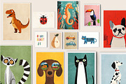 Nursery Art Prints Bundle - 140+, a Background Graphic by Artemsky (Thumbnail 4 of 10)