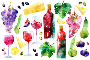 Wine party, a Food Illustration by katya.bogina (Thumbnail 4 of 6)