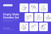 150 Empty States Doodles Bundle, an Outline Icon by Vectors Market (Thumbnail 1 of 10)