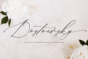 Dostoevsky // Fine Art Font SALE!!!, a Script Font by PeachCreme (Thumbnail 14 of 14)