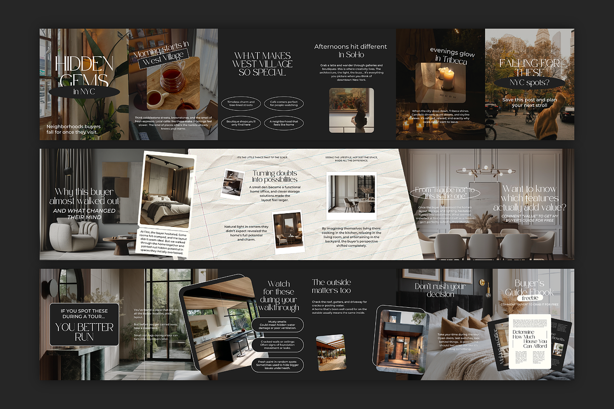 Real Estate Carousels and Captions for Instagram preview 5
