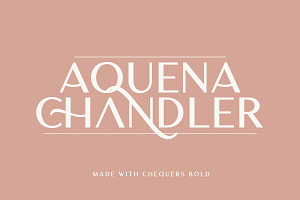 Chequers - Modern Sans Serif