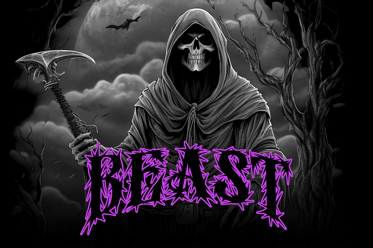 Salvators Metal Display Font, a Blackletter Font by dansdesign (Photo 12 of 12)