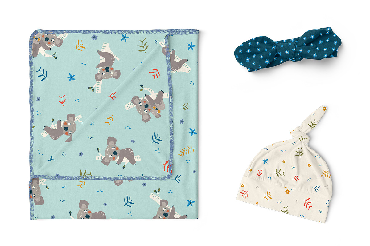 koala seamless pattern & Clipart, a Background Graphic by Marta Munte Designs (Photo 4 of 4)