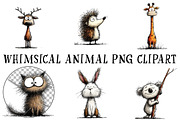 Whimsical Animal PNG Clipart, an Illustration by OK Design (Thumbnail 2 of 6)
