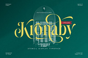 Kronaby Typeface, a Serif Font by alit design (Thumbnail 2 of 16)
