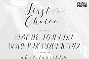 First Choice - Wedding Calligraphy, a Script Font by Konstantine Studio (Thumbnail 7 of 8)