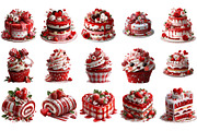 Valentine Gift Cake Clipart, an Illustration by DreamArtGraphic (Thumbnail 4 of 4)