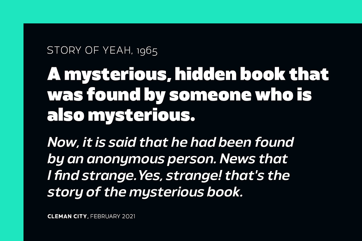 Meutas Font Family, a Sans Serif Font by trustha (Photo 9 of 15)