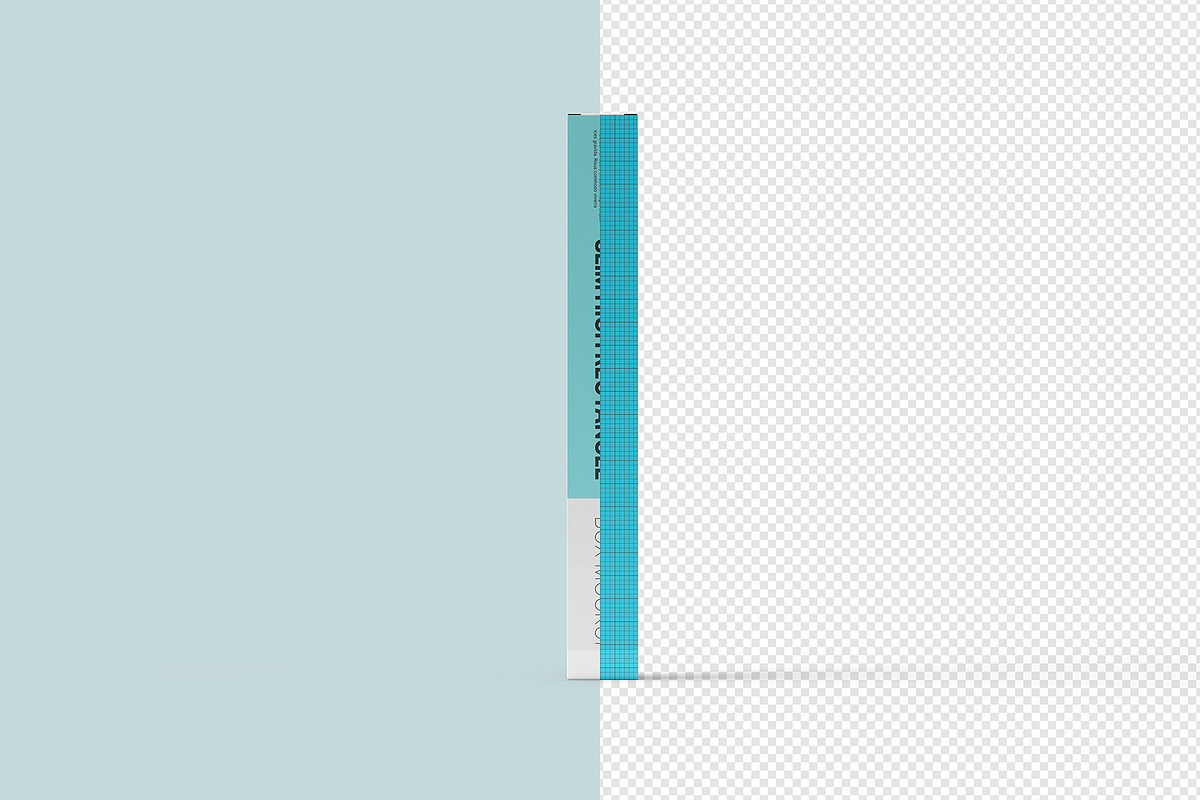 Slim High Rectangle Box Mockups, a Packaging Mockup by Illusiongraphic (Photo 10 of 19)