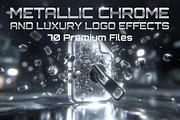 Chrome Metallic Luxury Logo FX Pack, an Object Graphic by Dreamanart (Thumbnail 2 of 3)