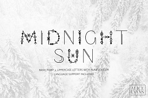 Midnight Sun Font