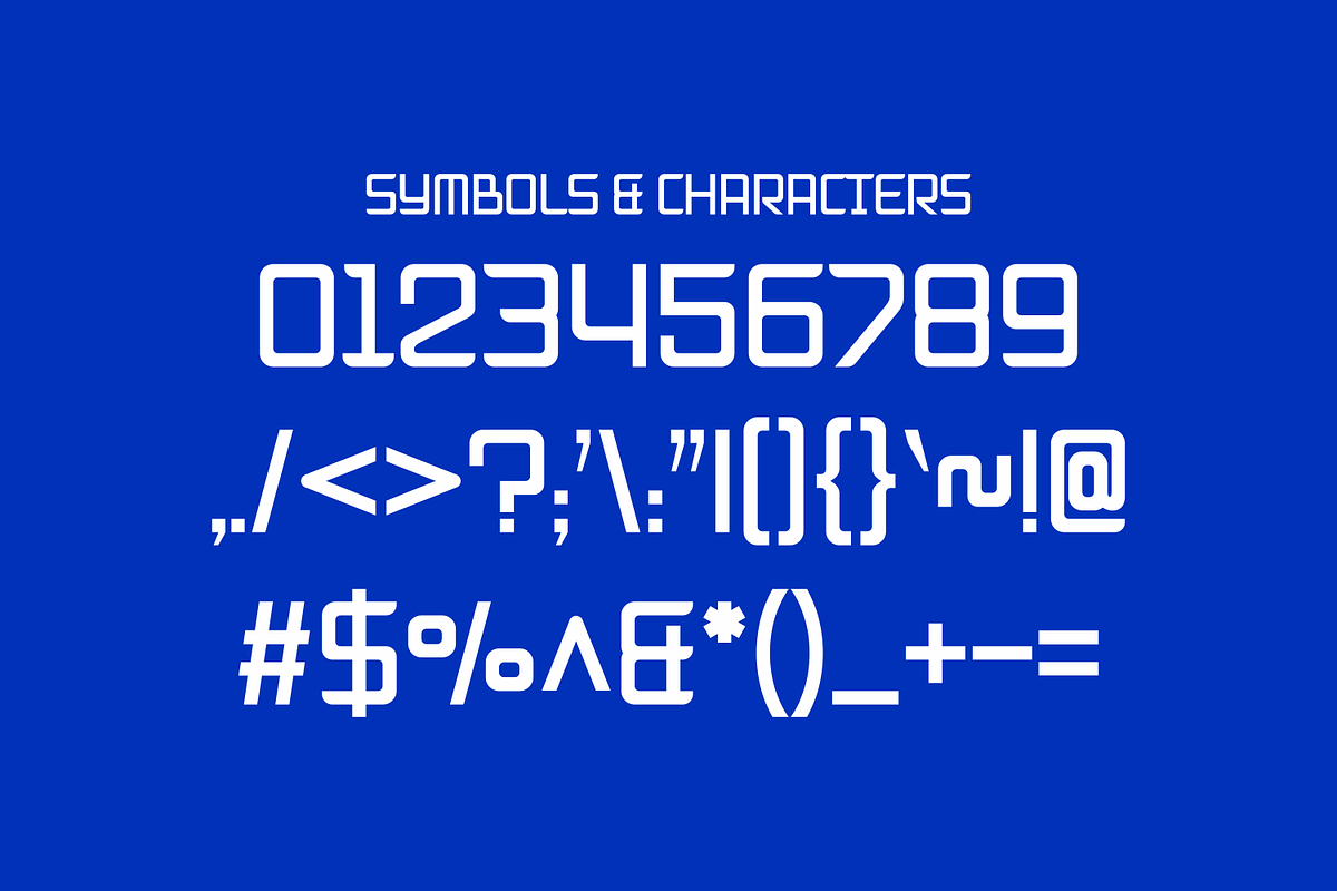 Brigo - Technology Display Font, a Sans Serif Font by lelevien (Photo 3 of 4)
