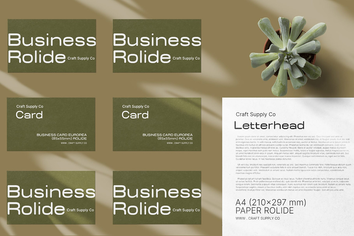 Rolide Rounded, a Sans Serif Font by Craft Supply Co. (Photo 8 of 8)