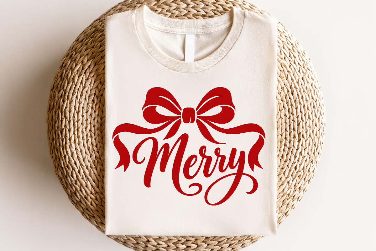 Merry Christmas Bow PNG, an Object Graphic by CraftArtStudio (Photo 4 of 4)