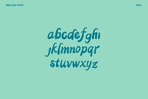 Inklow Handwriting Brush Font